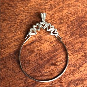 14k gold charm holder